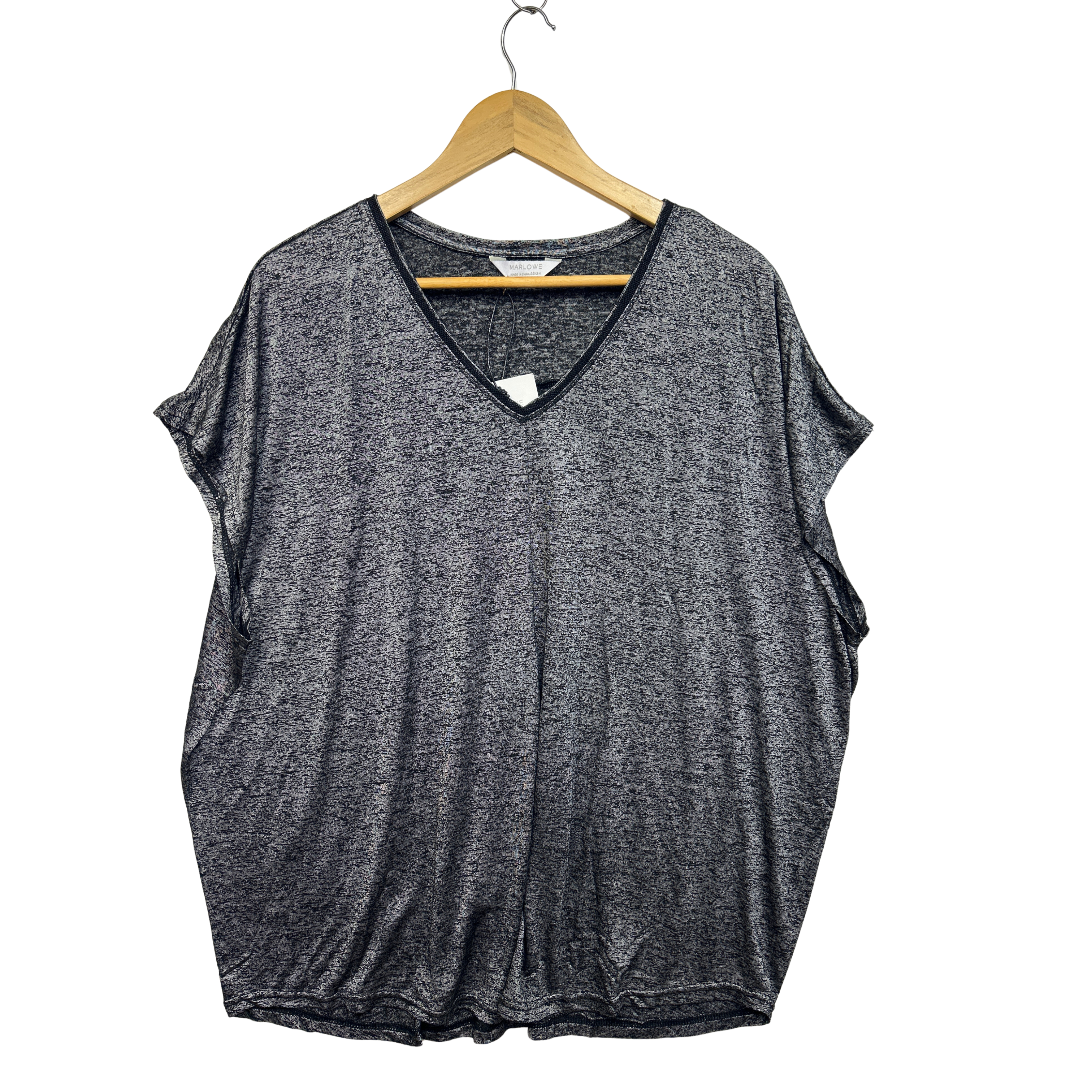 Marlowe Grey Top - Size 22/24