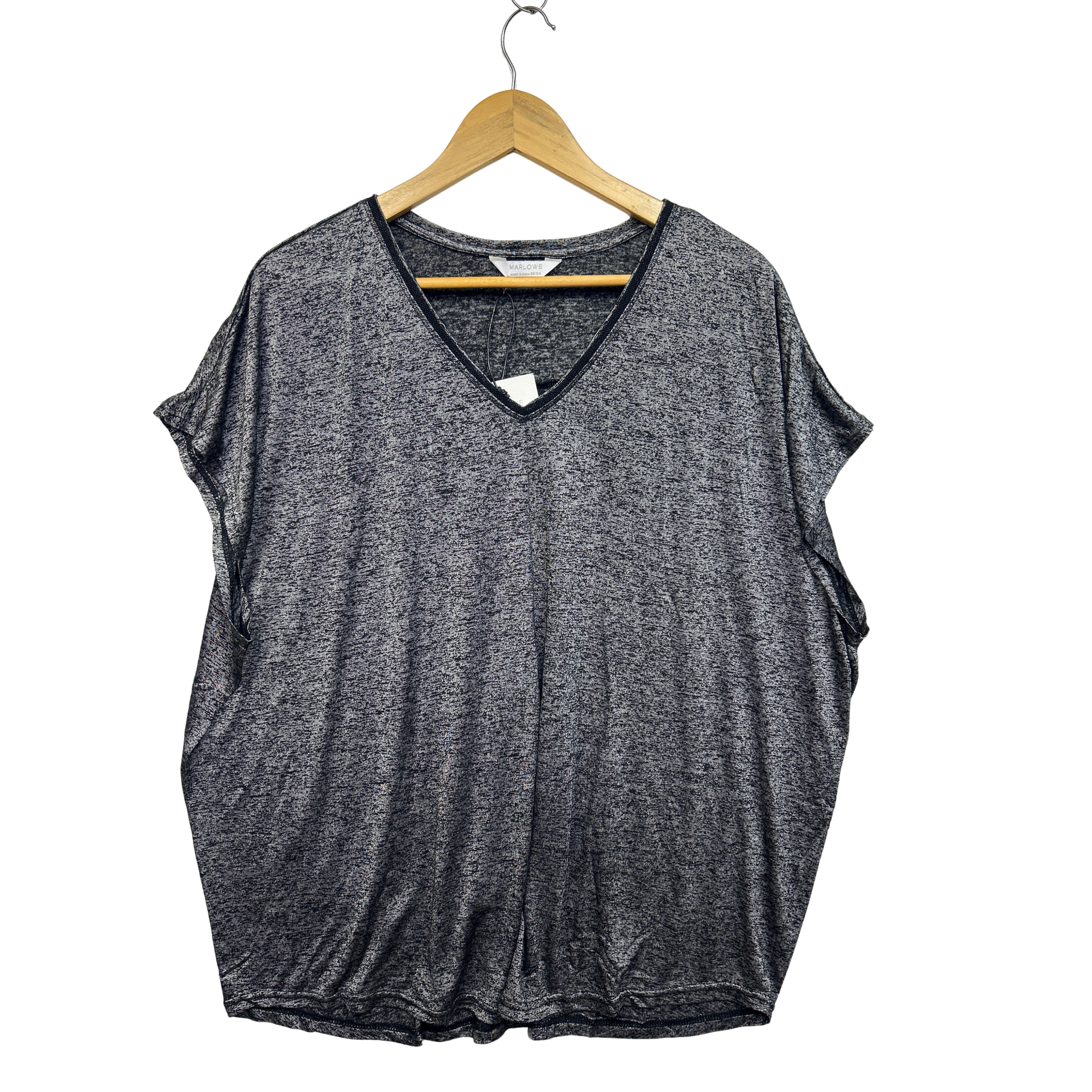 Marlowe Grey Top - Size 22/24