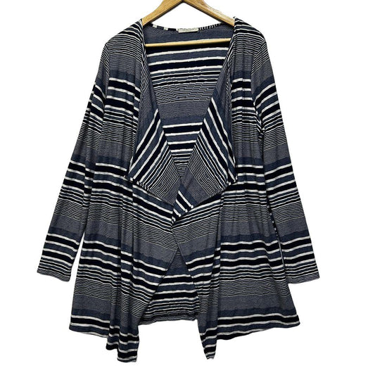 Metalicus Navy Stripe Cardigan - Size M/L