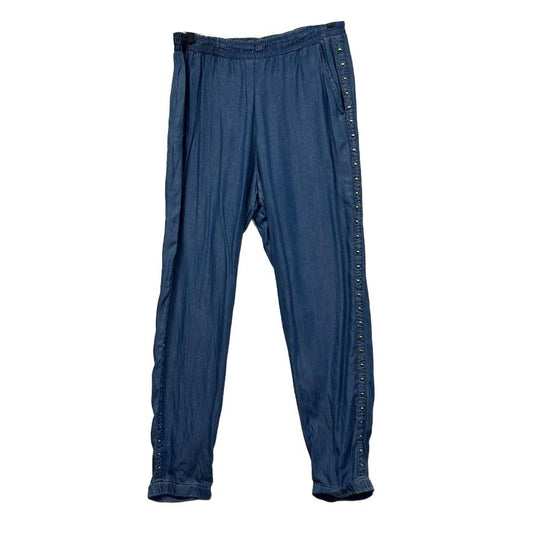 Michael Kors Blue Chambray Jogger Pants - Size L