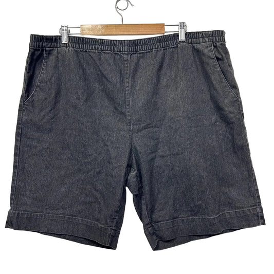 Millers Black Denim Shorts - Size 22