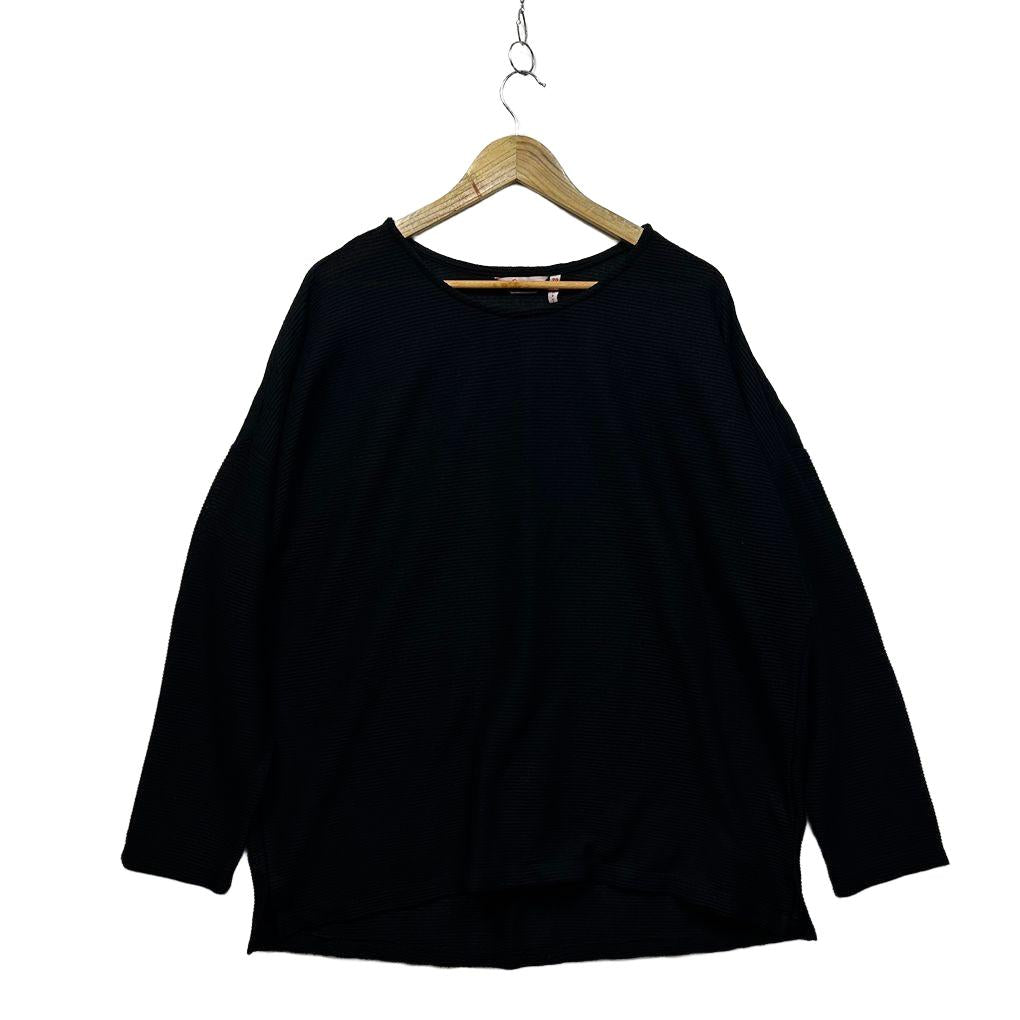 Millers Black Plus Size Long Sleeve Top - Size 20