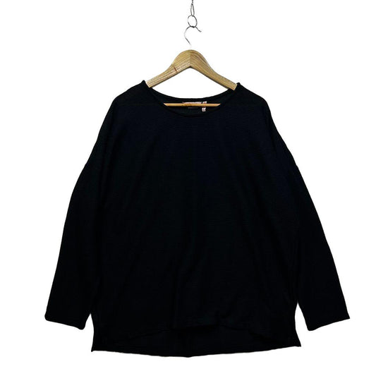 Millers Black Plus Size Long Sleeve Top - Size 20