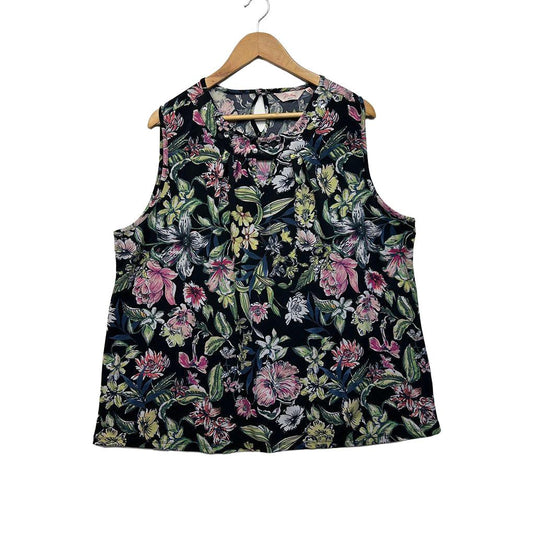 Millers Black Sleeveless Top - Size 22