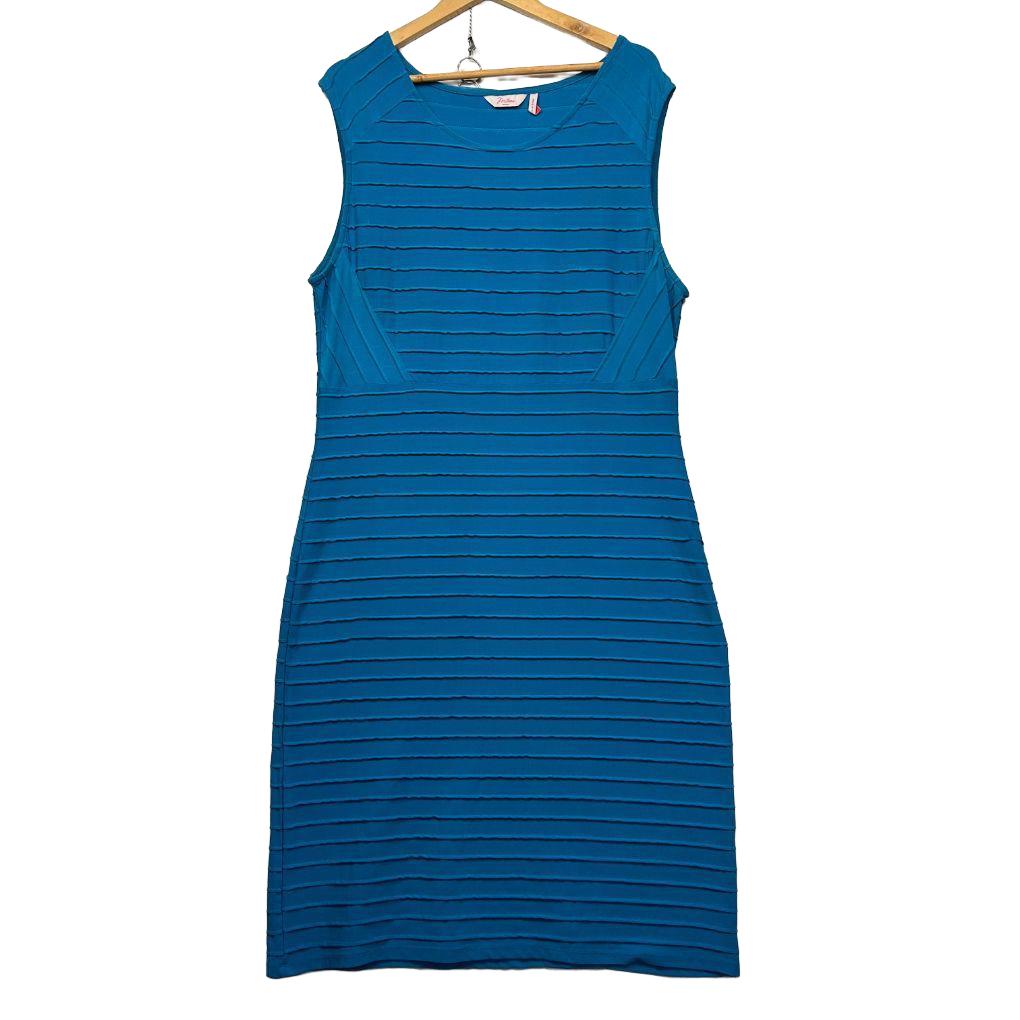 Millers Blue Bodycon Dress - Size 16 (Fault - Pull)