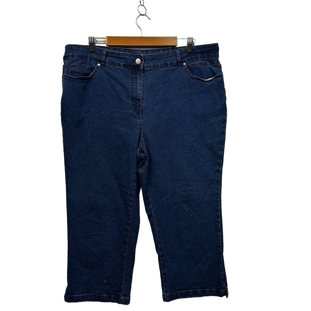 Millers Blue Plus Size Capri Cropped Pants Jeans - Size 20