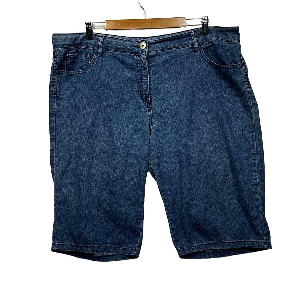 Millers Blue Plus Size Denim Shorts - Size 18