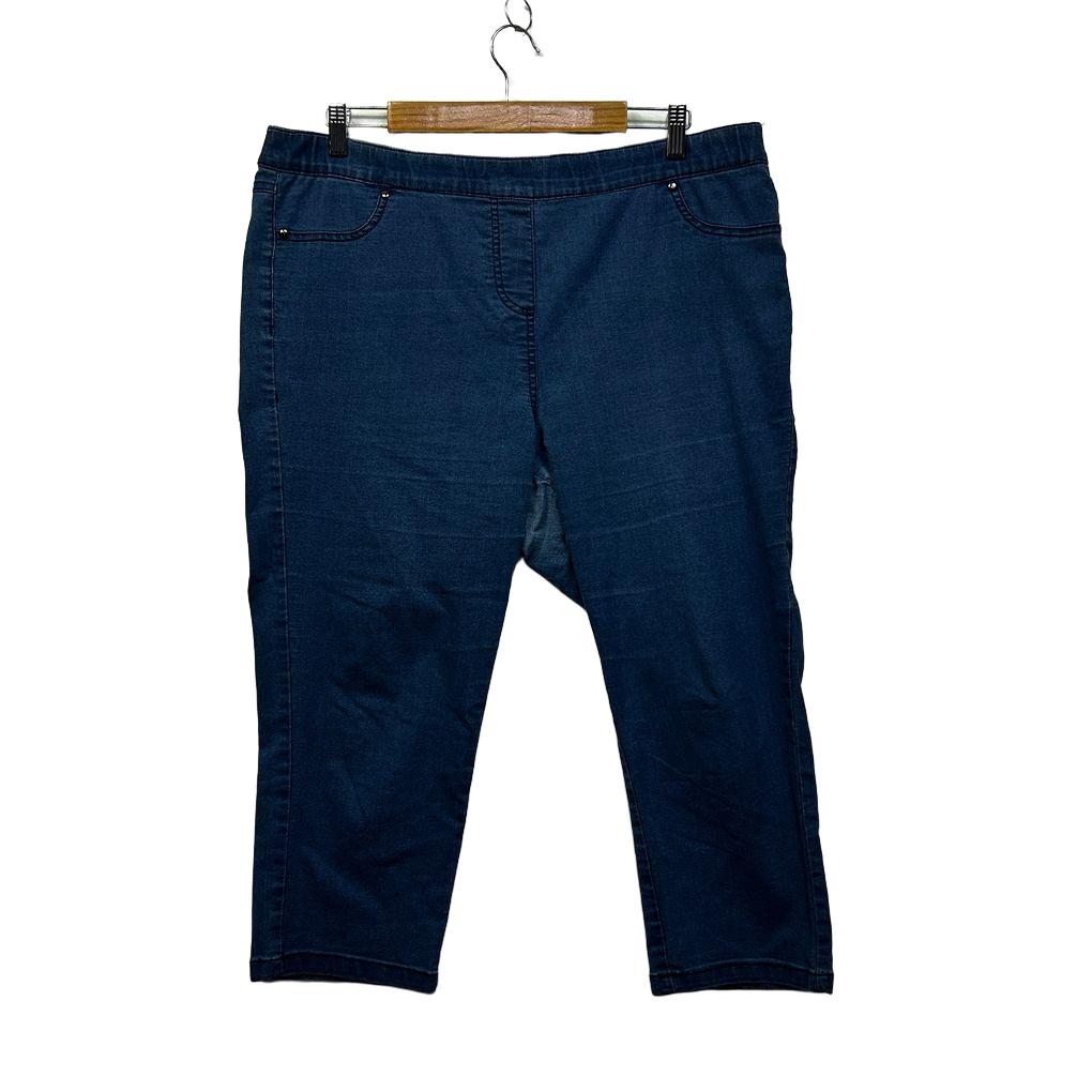 Millers Blue Pull On Denim Jeans Pants - Size 16