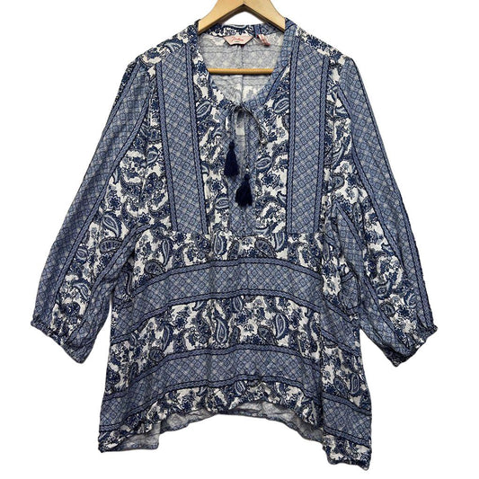 Millers Blue Top - Size 22