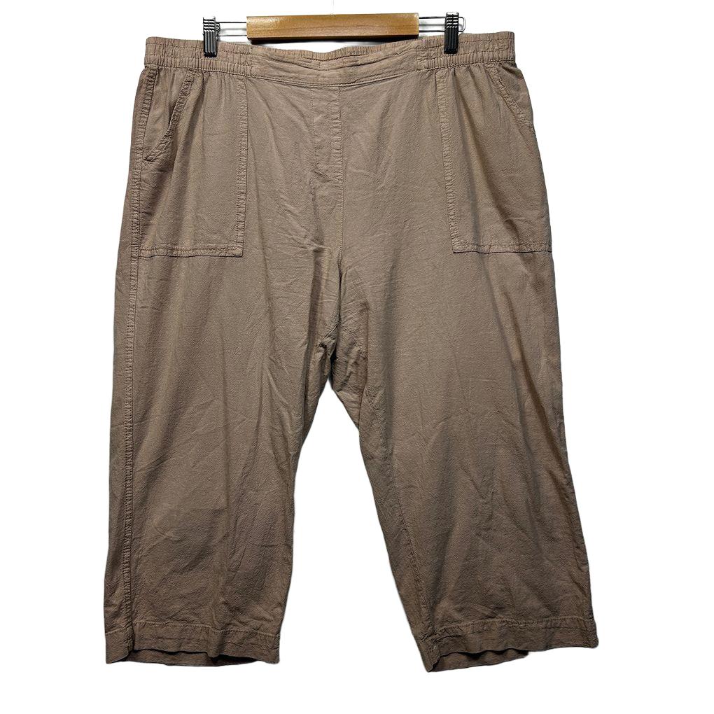 Millers Brown Plus Size Cotton Pants - Size 20