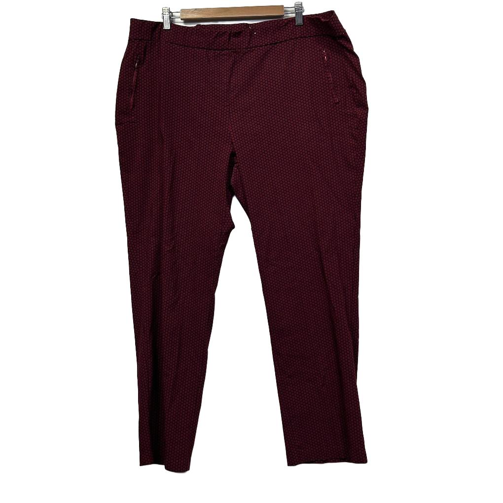 Millers Burgundy Pants - Size 22