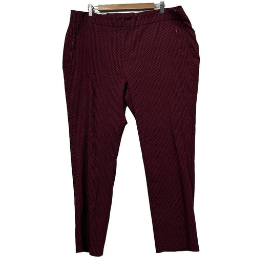 Millers Burgundy Pants - Size 22