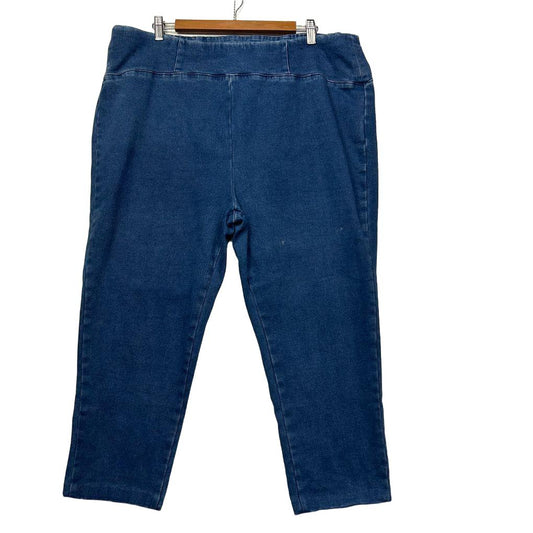 Millers Denim Ankle Length Cropped Pants - Size 22