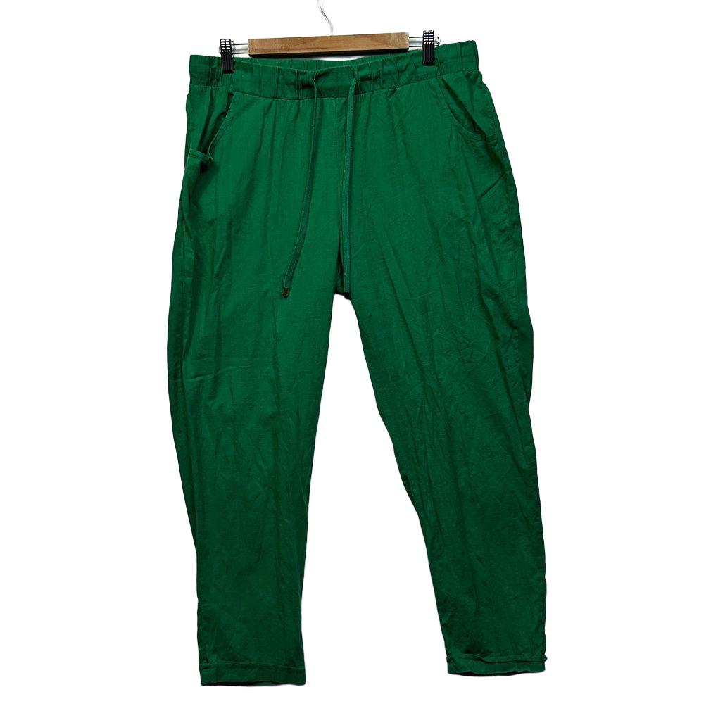 Millers Green Cotton Pants - Size 14