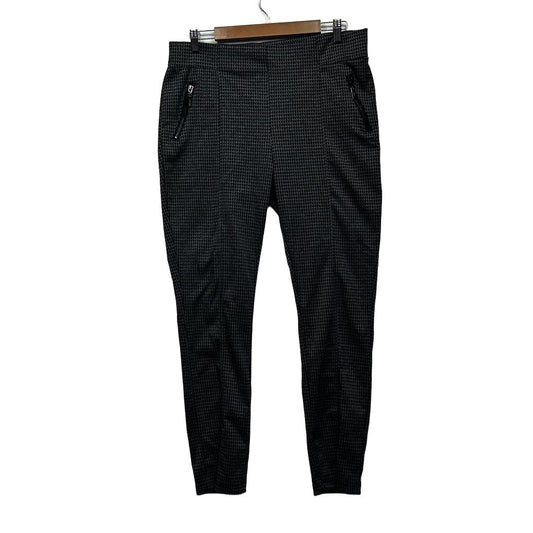 Millers Grey Check Pull On Pants - Size 16