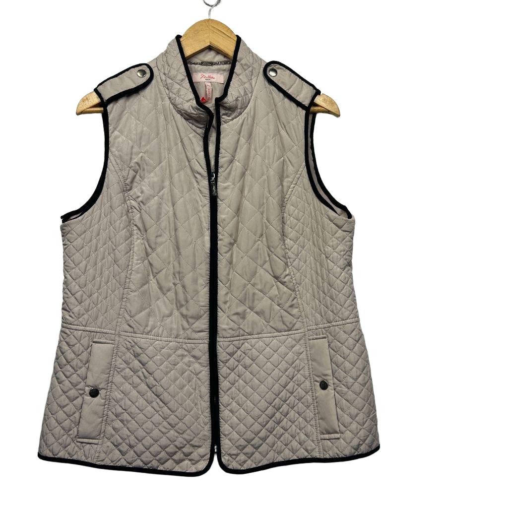 Millers Grey Quilted Vest - Size 14