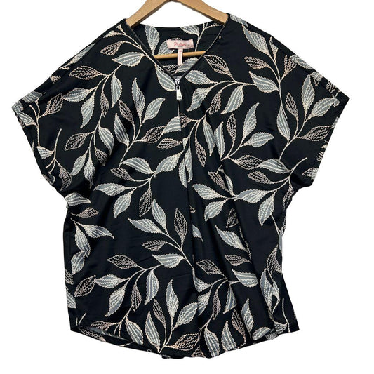 Millers Leaf Black Top - Size 18