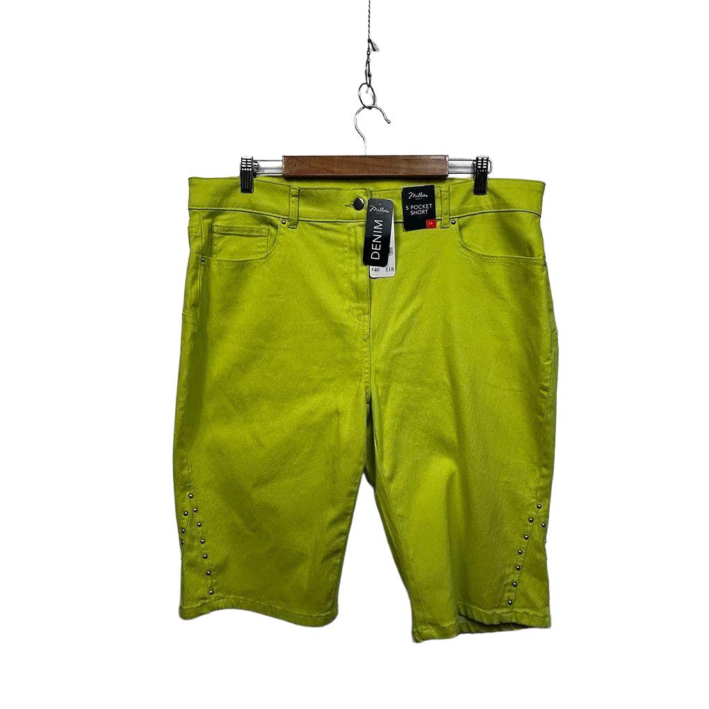 Millers Lime Plus Size Denim Shorts - Size 18