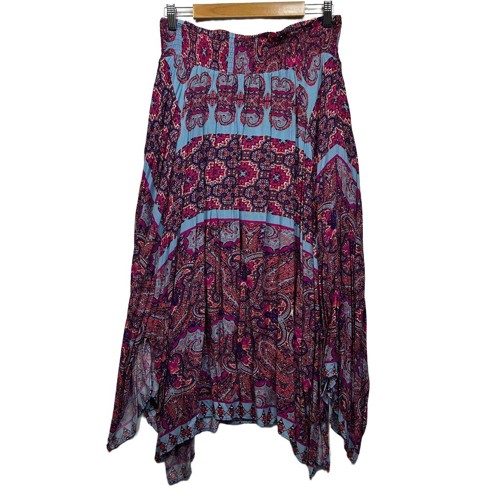 Millers Multicoloured Paisley Skirt - Size 16