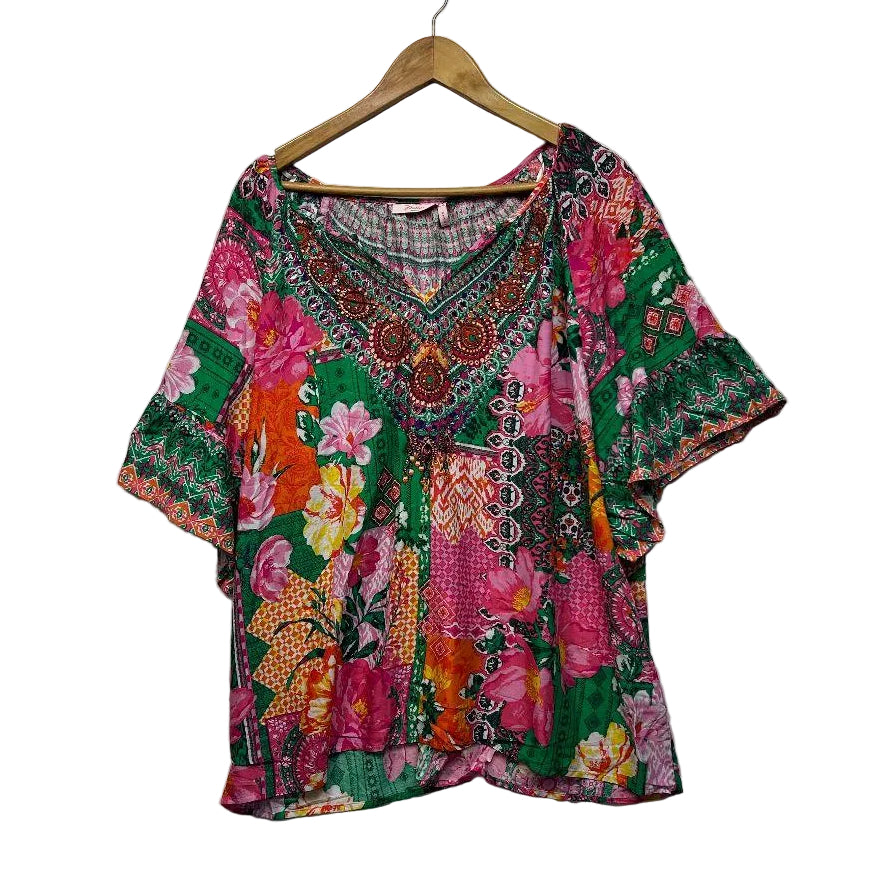 Millers Multicoloured Top - Size 22