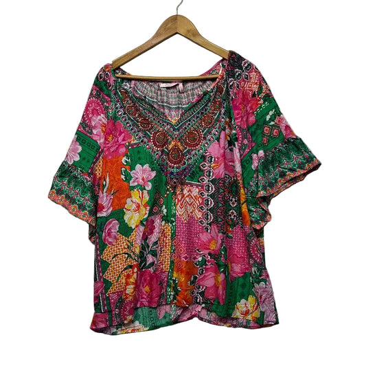 Millers Multicoloured Top - Size 22