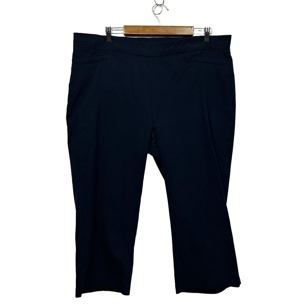 Millers Navy Cropped Pants - Size 22 (Fault)