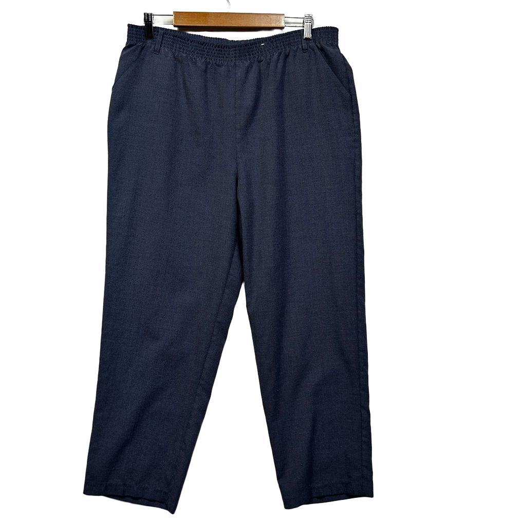 Millers Navy Elastic Waist Pants - Size 16