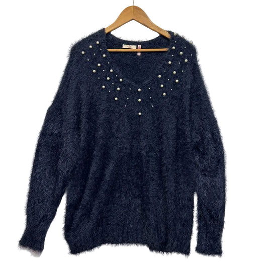 Millers Navy Pearl Jumper - Size XXL