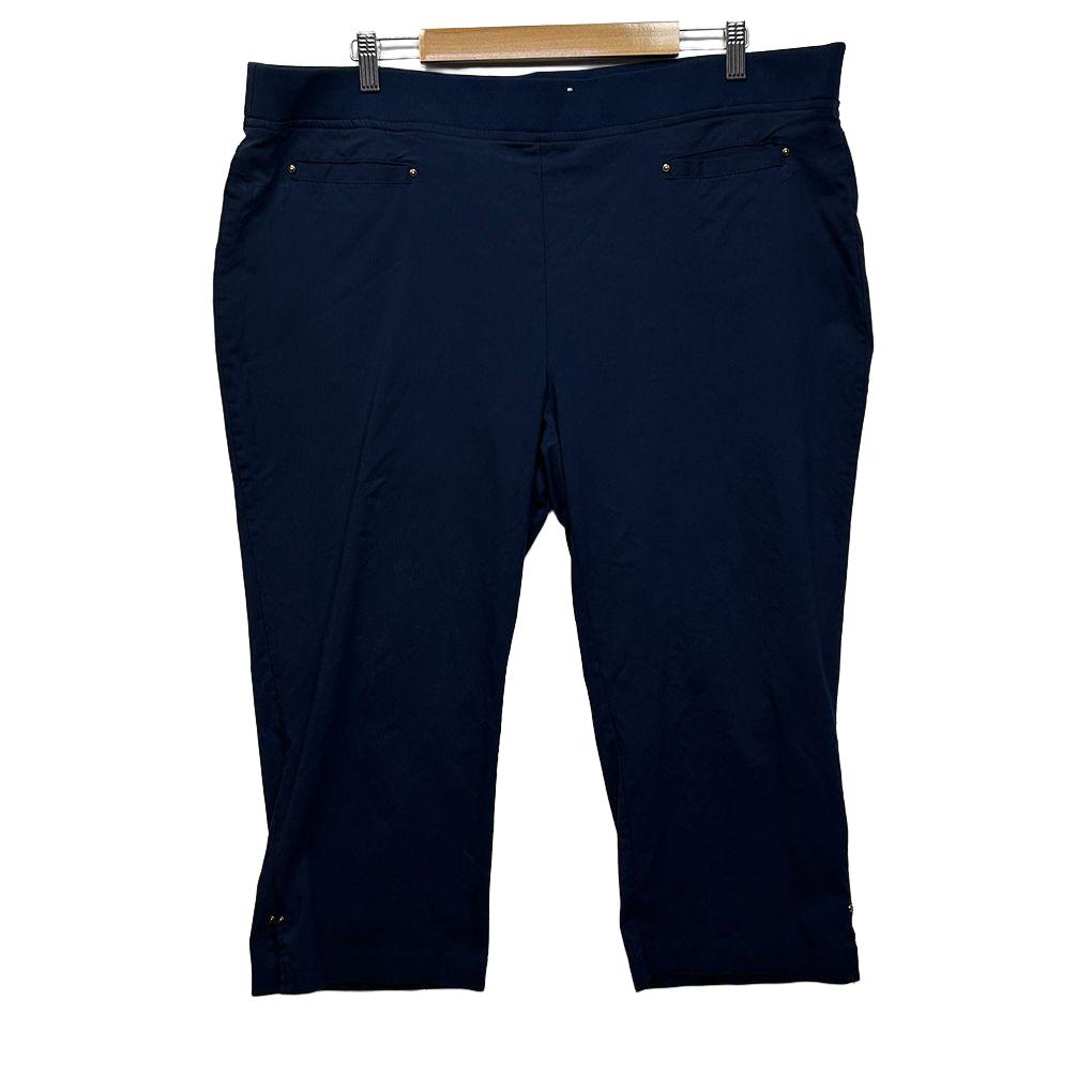Millers Navy Plus Size Capri Cropped Pants - Size 22