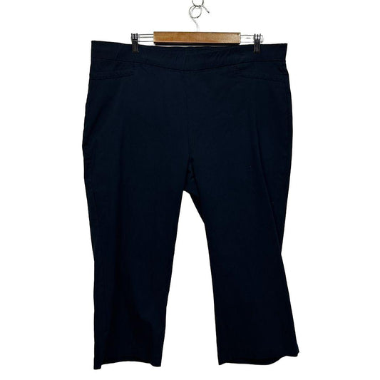 Millers Navy Plus Size Cropped Pants - Size 22 (Fault)