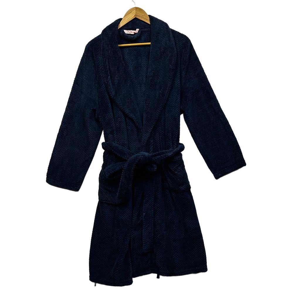 Millers Navy Plus Size Dressing Gown Robe - Size 20-22