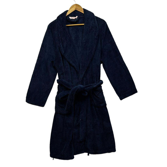 Millers Navy Plus Size Dressing Gown Robe - Size 20-22