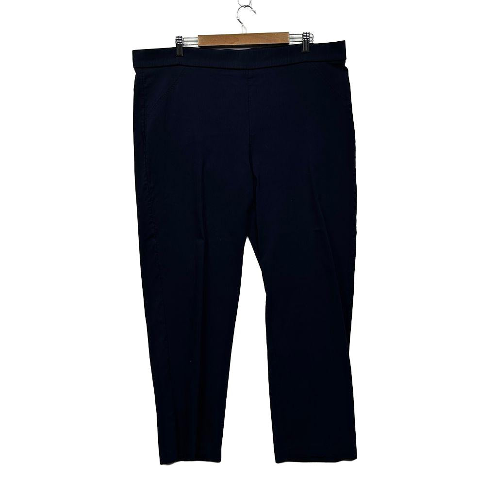 Millers Navy Plus Size Pull On Pants - Size 22