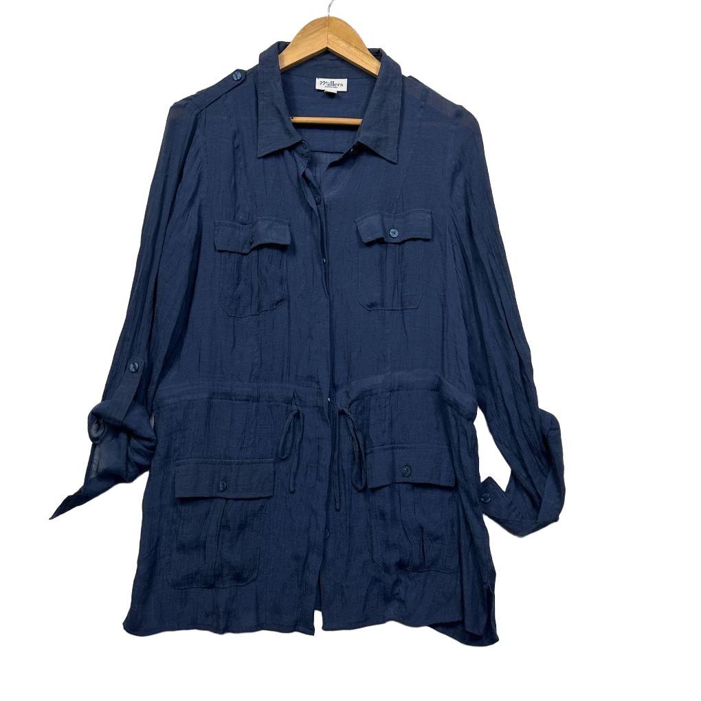 Millers Navy Shirt - Size 18