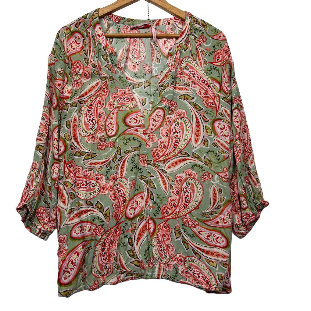 Millers Pink Paisley Top - Size 16
