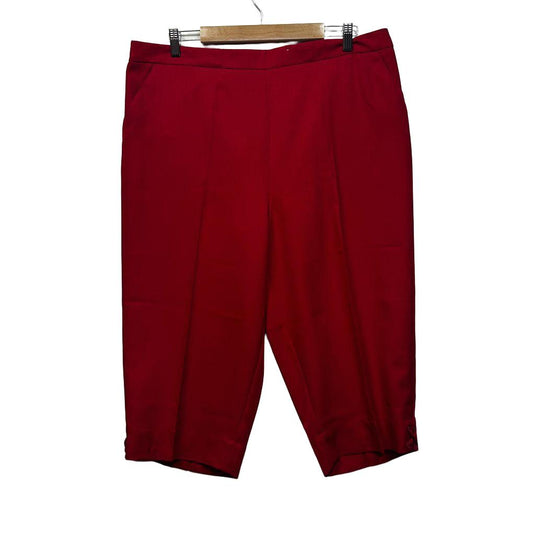 Millers Red Plus Size Capri Pants - Size 20