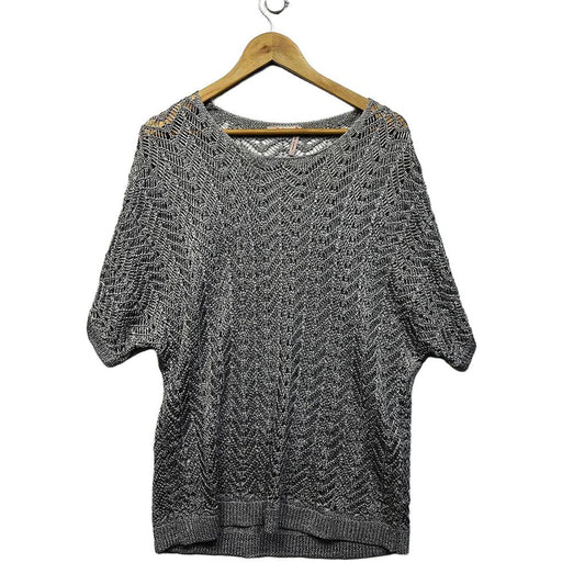 Millers Silver Plus Size Sheer Knit Top - Size XXL