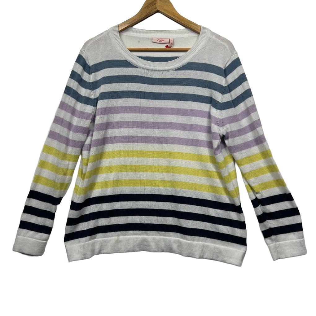 Millers Striped Jumper - Size L