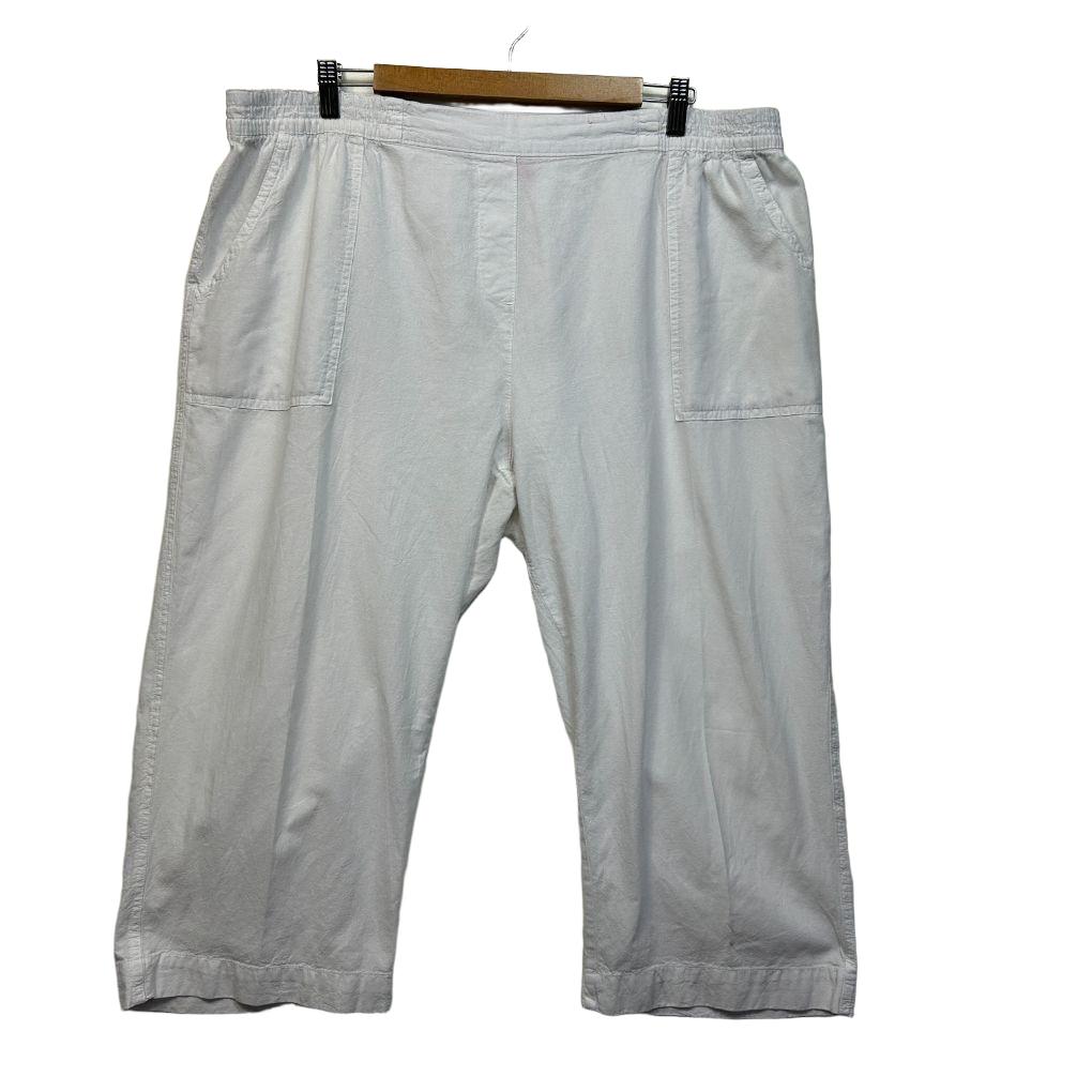 Millers White Cotton Pants - Size 20