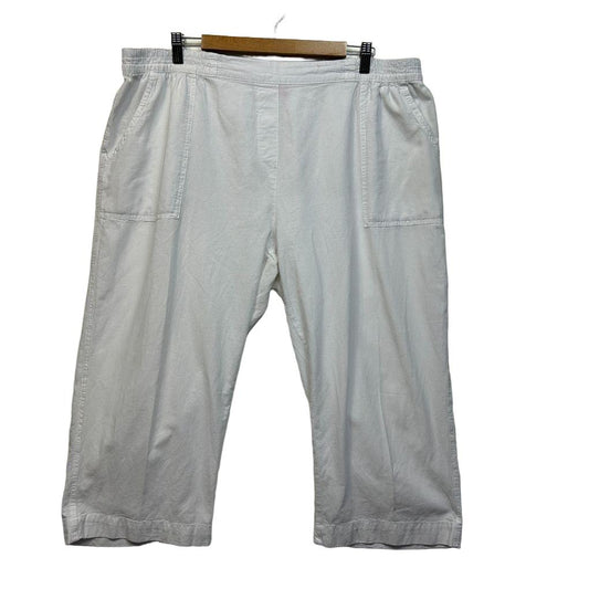 Millers White Cotton Pants - Size 20