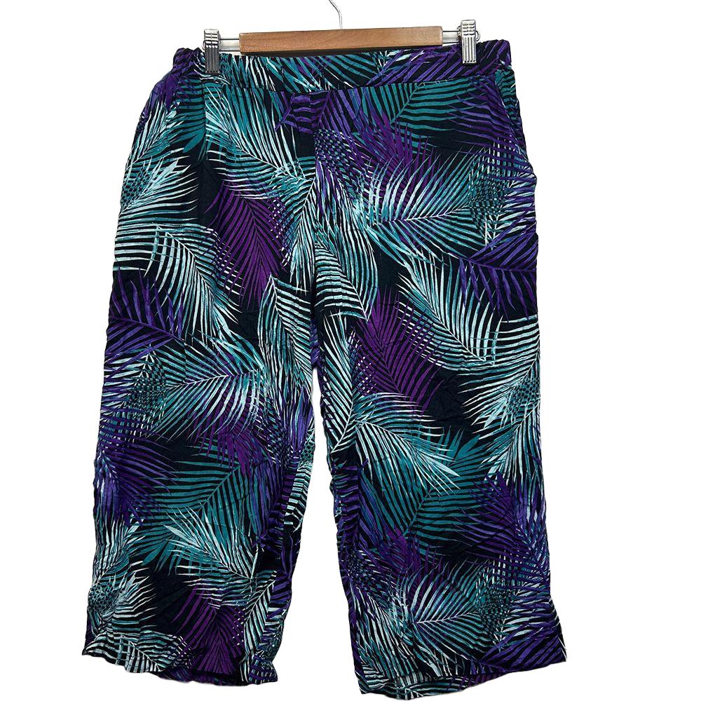 Millers Palm Print Pants - Size 16