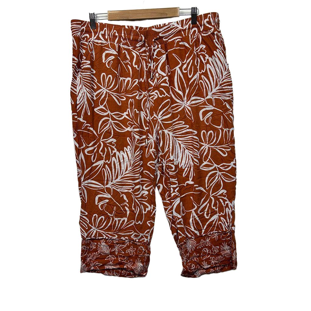 Millers Rust Floral Cropped Pants