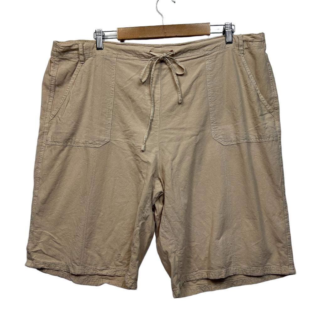 Millers Beige Cotton Shorts - Size 20