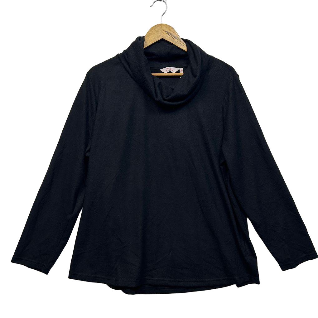 Millers Black Knit Top - Size 20