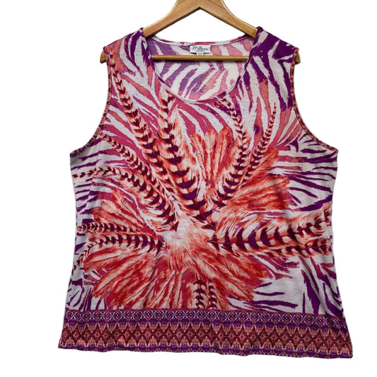Millers Multicoloured Top - Size 22