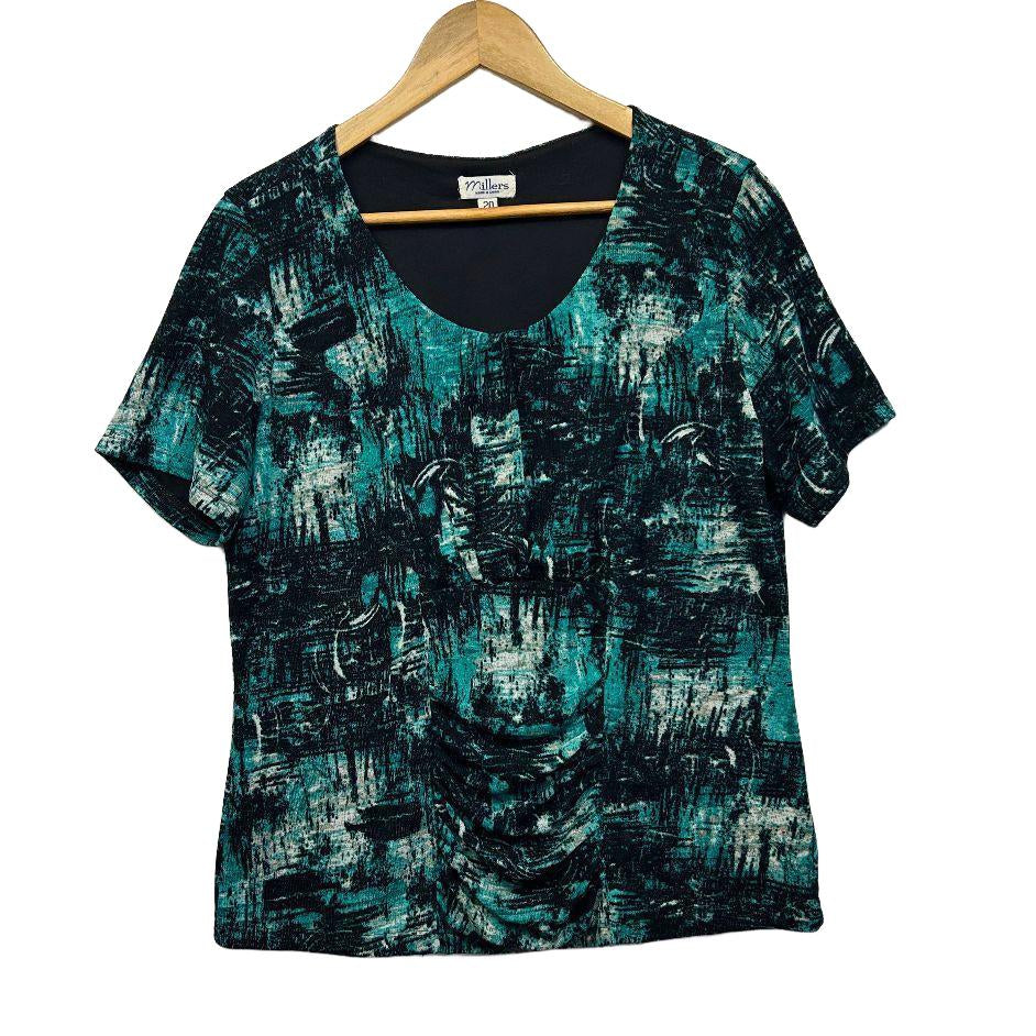 Millers Teal Top - Size 20