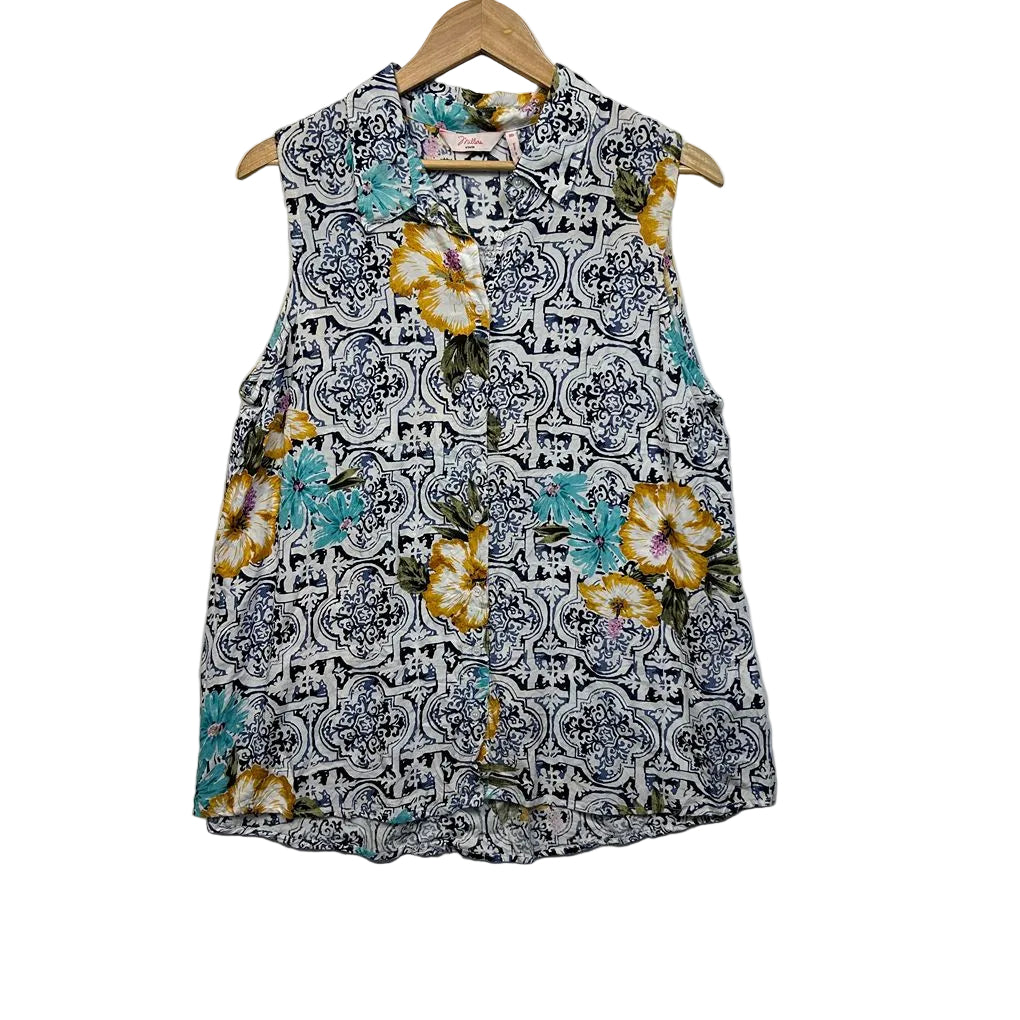 Millers Multicoloured Sleeveless Top - Size 16