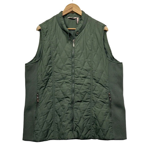 Millers Olive Quilted Vest - Size 22