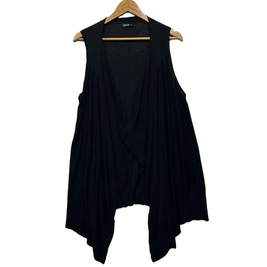 Moda Black Knit Vest - Size 18
