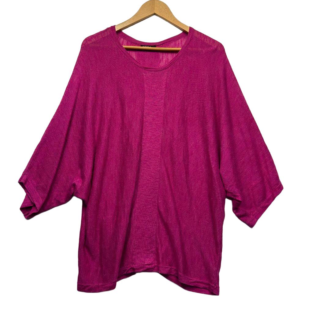 Moda Pink Batwing Top - Size 18
